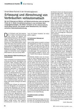 Presse Erfassung und Abrechnung von Verbräuchen vollautomatisch