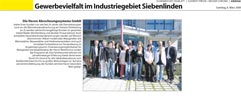 Presse Gewerbevielfalt im Industriegebiet Siebenlinden