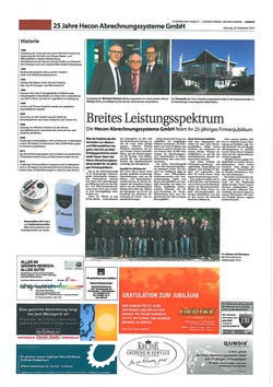 Presse Breites Leistungsspektrum
